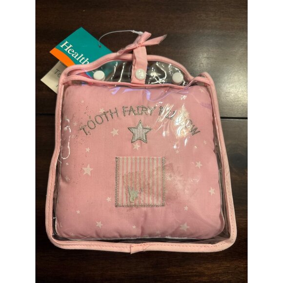 Healthtex Pink Tooth Fairy Pillow With Pocket & Carry Bag Child Wishes - Picture 1 of 10